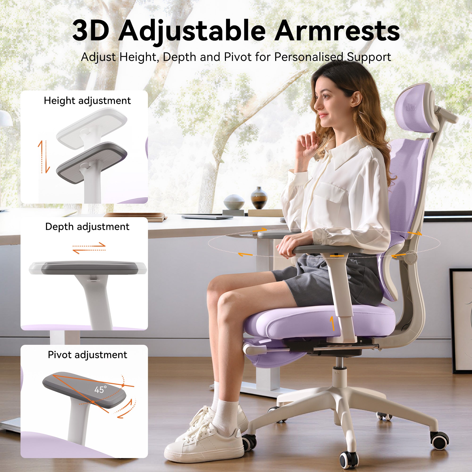 MUSSO E600 SE Relaxure Ergonomic Office Chair