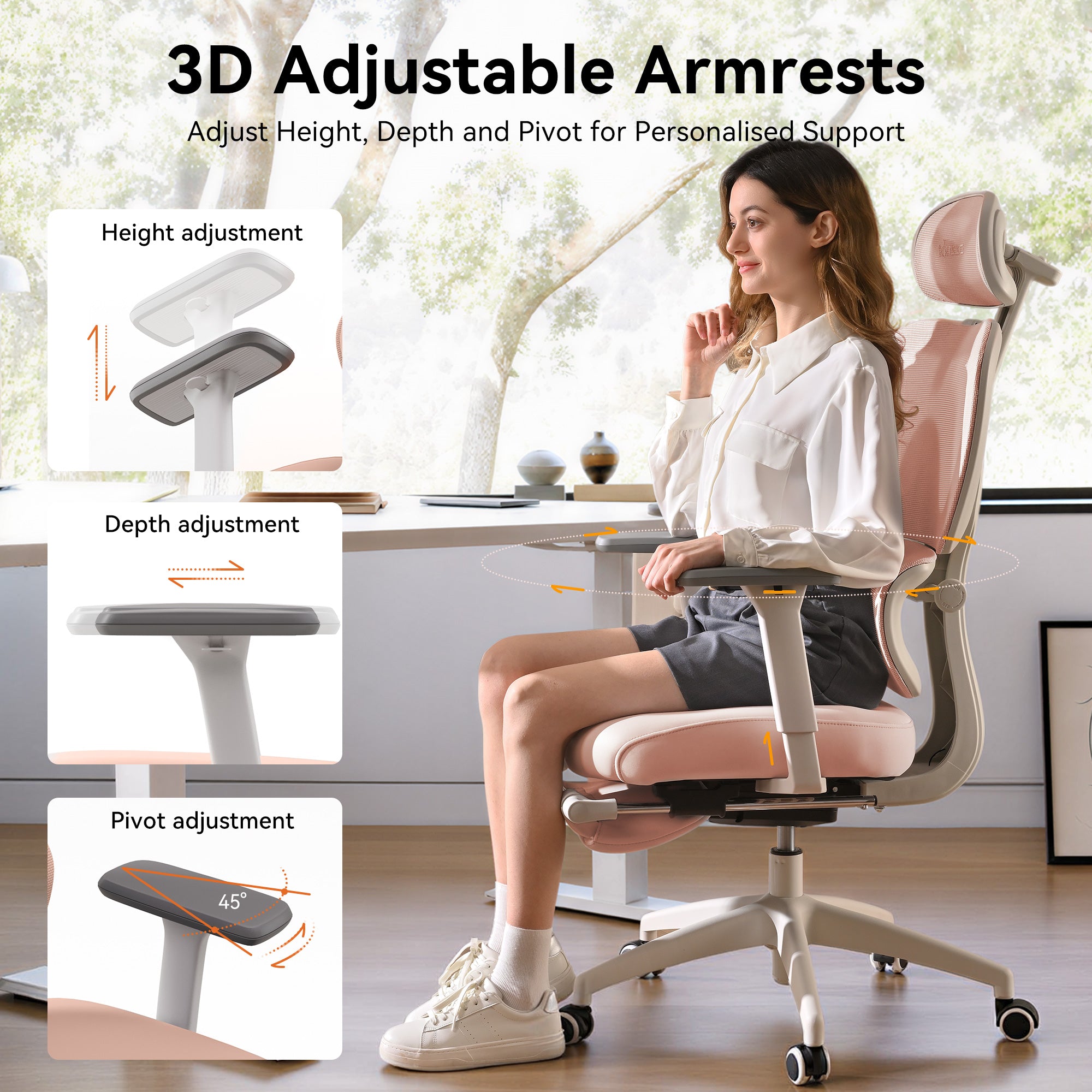 MUSSO E600 SE Relaxure Ergonomic Office Chair