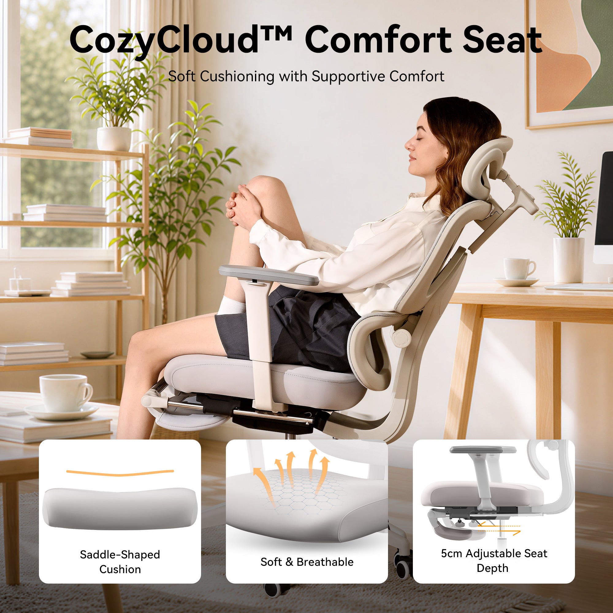 MUSSO E600 SE Relaxure Ergonomic Office Chair