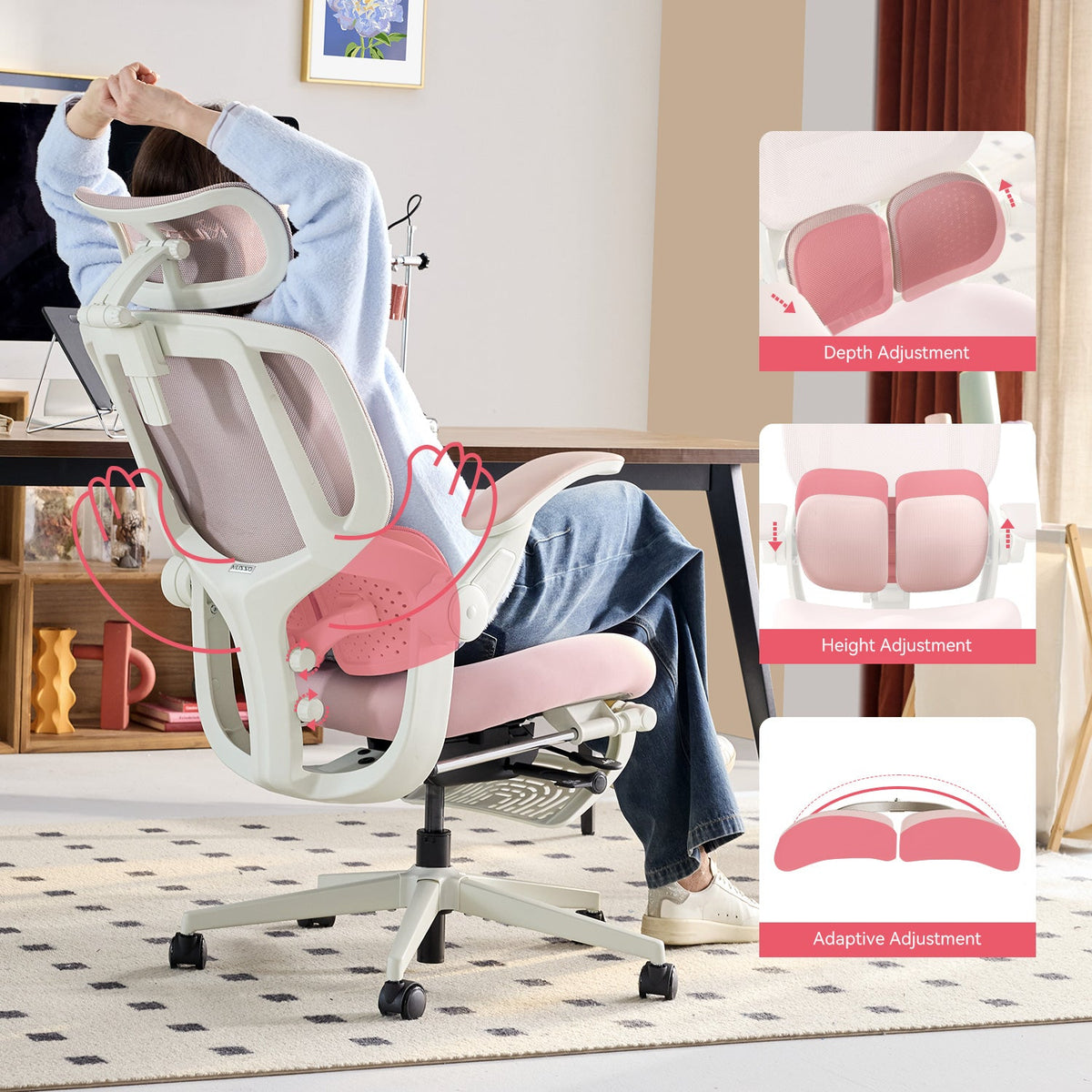 MUSSO E80 Air AeroFemme Ergonomic Office Chair
