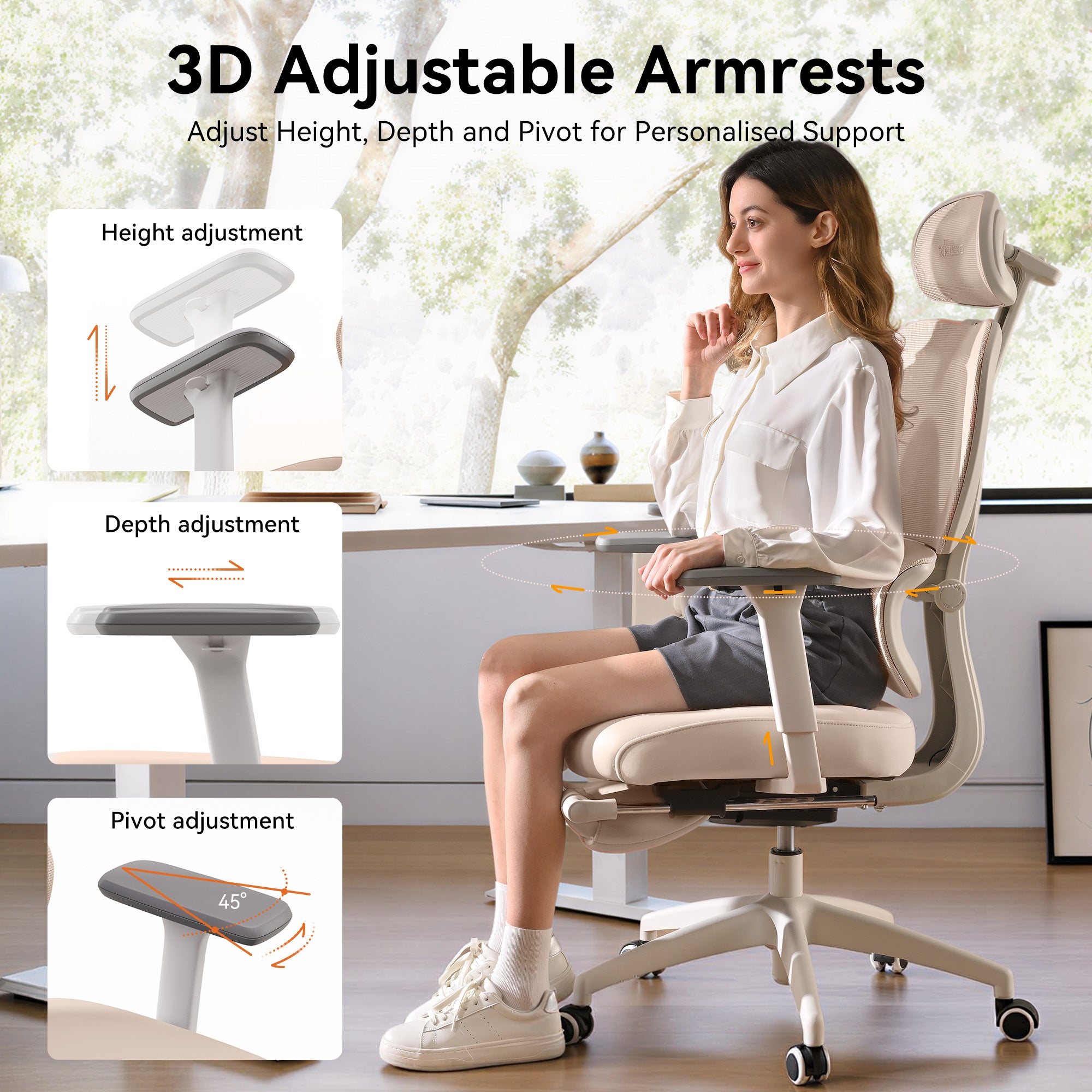 MUSSO E600 SE Relaxure Ergonomic Office Chair