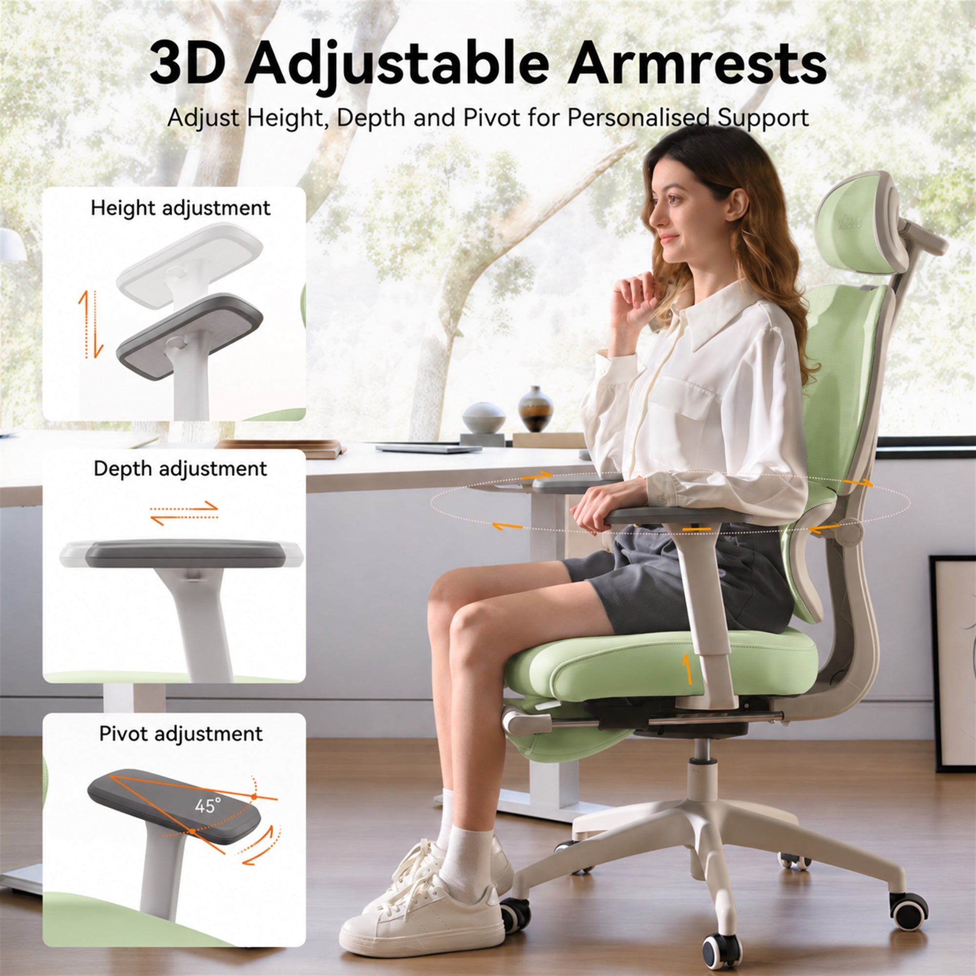 MUSSO E600 SE Relaxure Ergonomic Office Chair