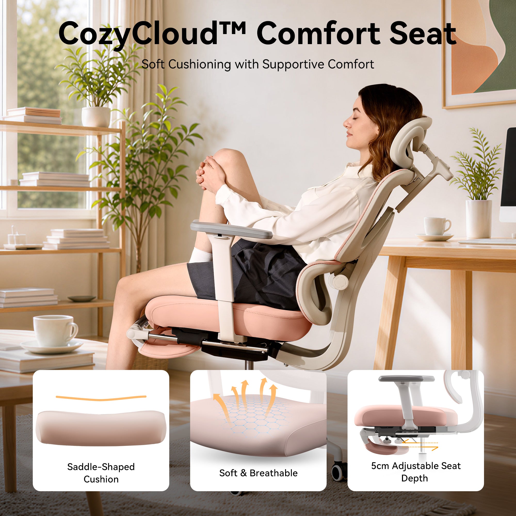 MUSSO E600 SE Relaxure Ergonomic Office Chair