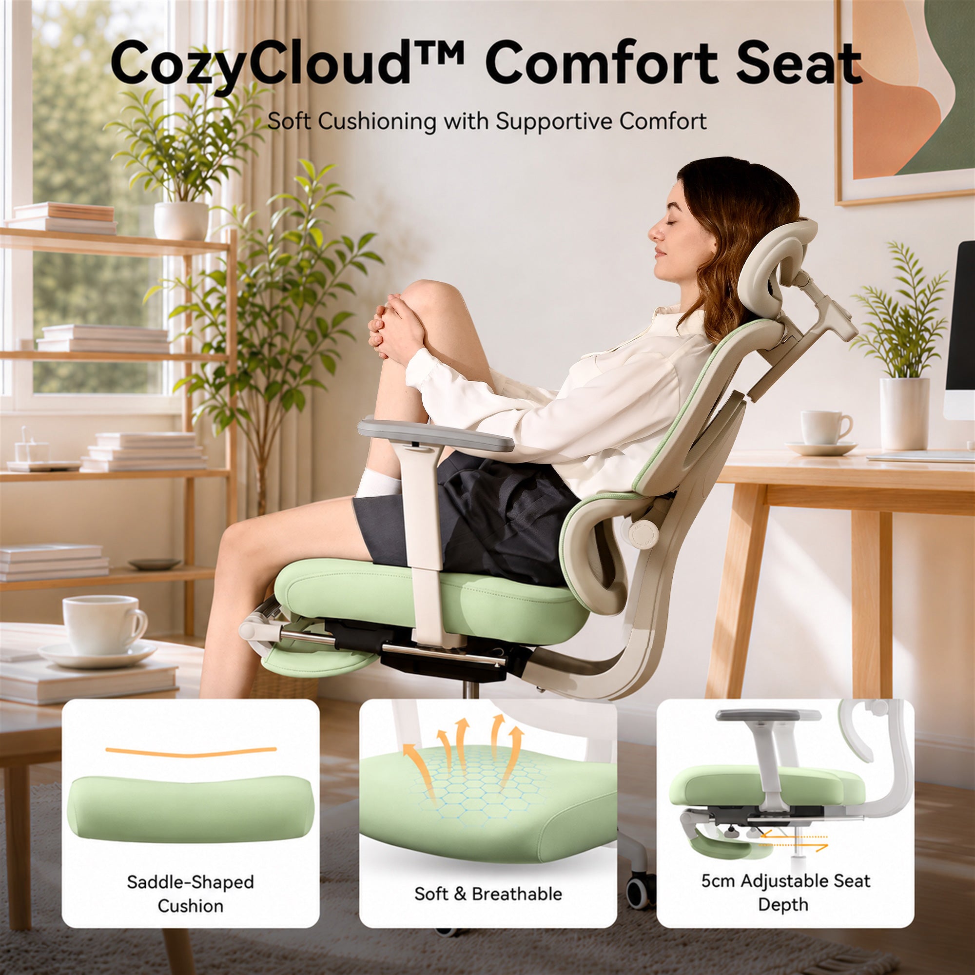 MUSSO E600 SE Relaxure Ergonomic Office Chair