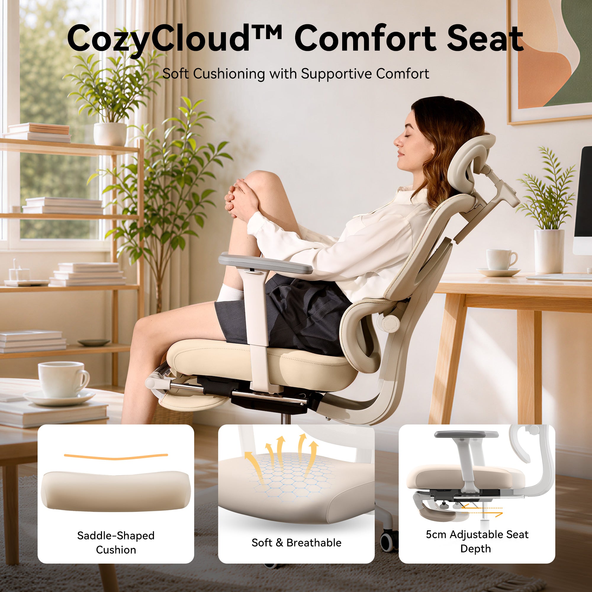 MUSSO E600 SE Relaxure Ergonomic Office Chair