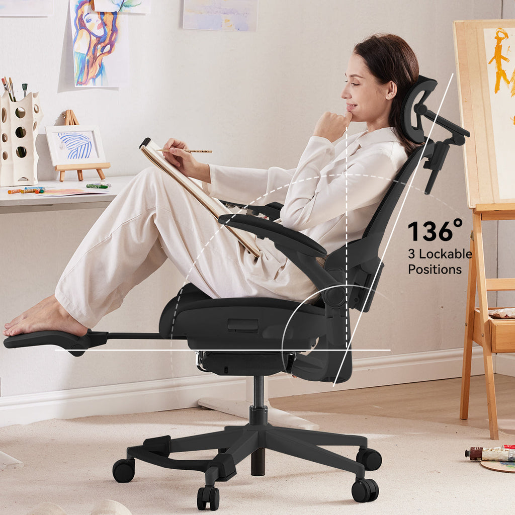 MUSSO E80 Muse FemmePosture Ergonomic Office Chair