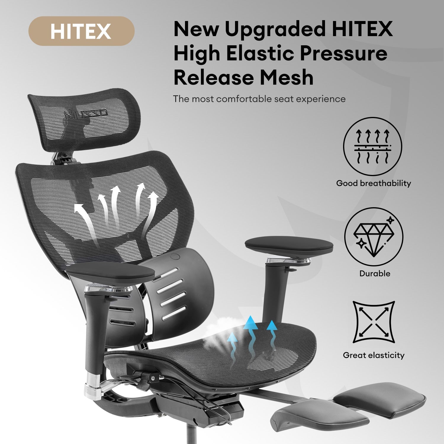 MUSSO X700 GlideTrack Ergonomic Office Chair