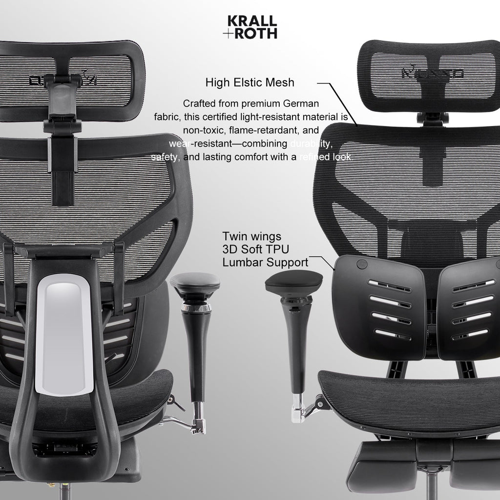 MUSSO X700 GlideTrack Ergonomic Office Chair