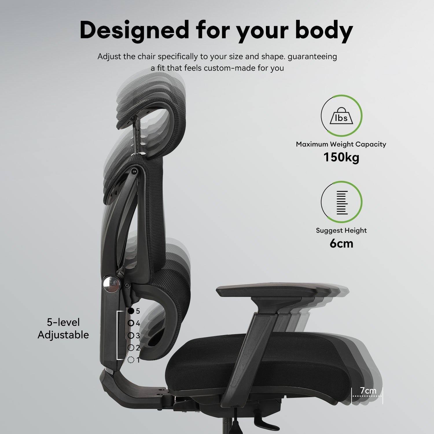 MUSSO V900 Structure Master Ergonomic Office Chair