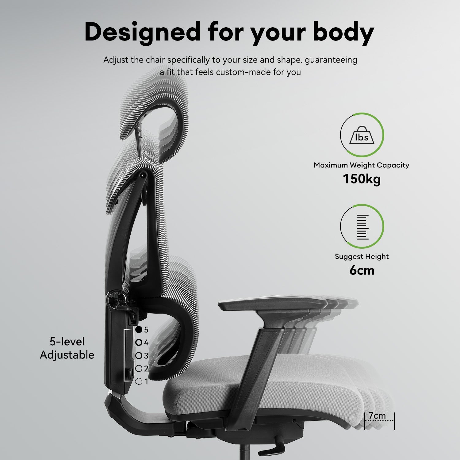 MUSSO V900 Structure Master Ergonomic Office Chair