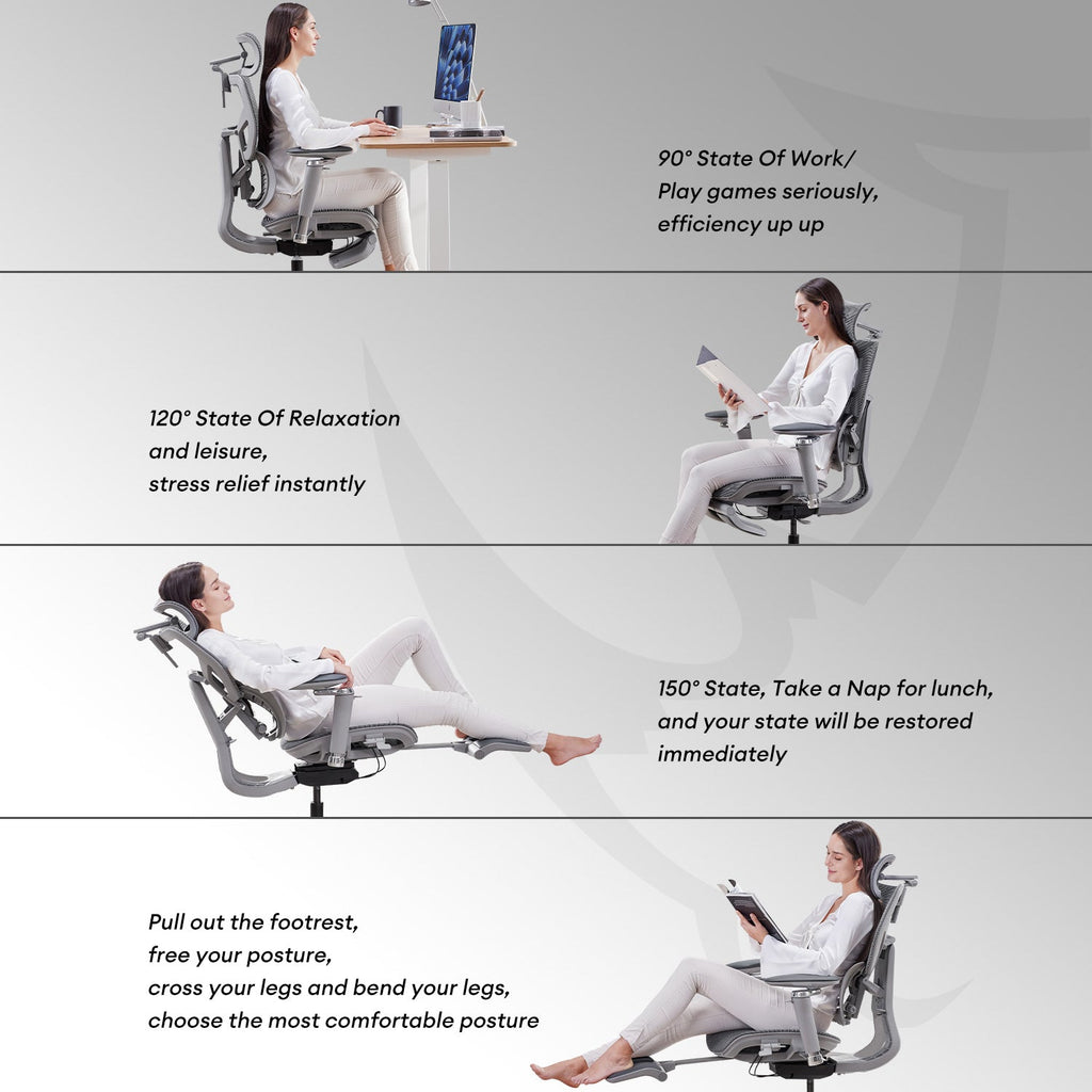 MUSSO X700 GlideTrack Ergonomic Office Chair