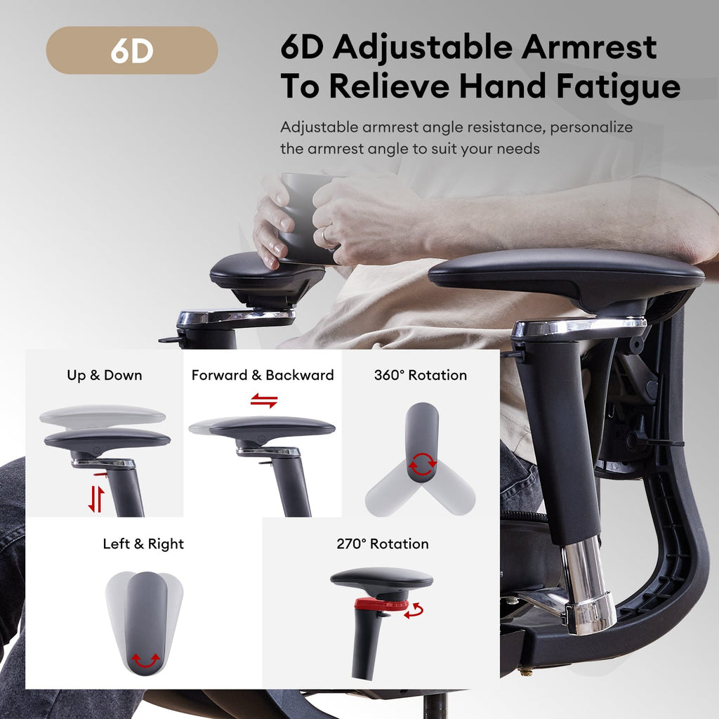 MUSSO X700 GlideTrack Ergonomic Office Chair