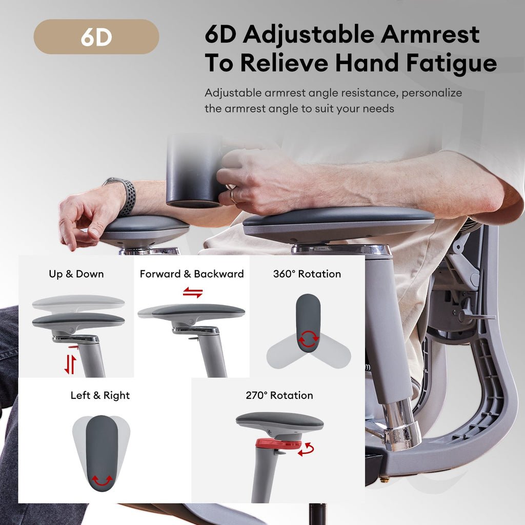 MUSSO X700 GlideTrack Ergonomic Office Chair