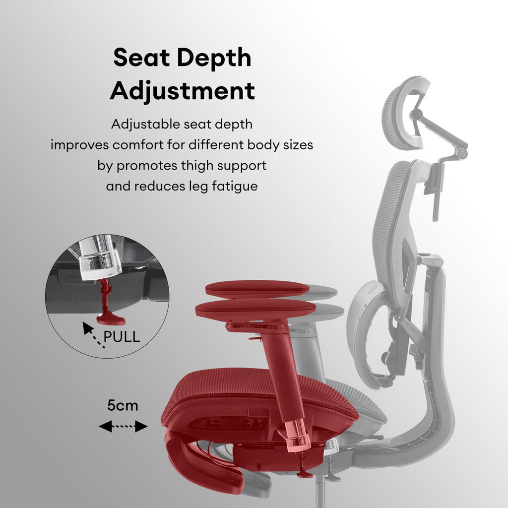 MUSSO X700 GlideTrack Ergonomic Office Chair