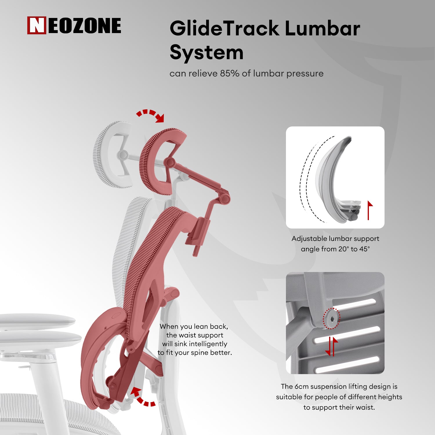 MUSSO X700 GlideTrack Ergonomic Office Chair