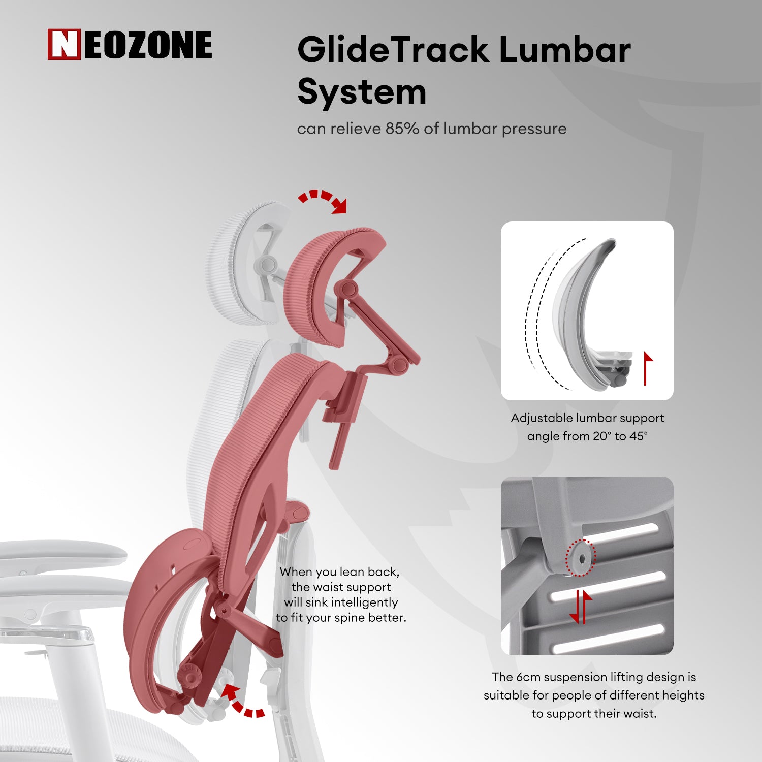 MUSSO X700 GlideTrack Ergonomic Office Chair