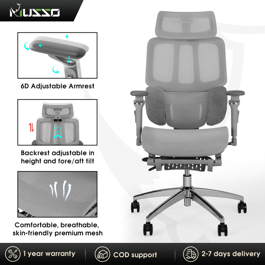 MUSSO H80 Pro FlexiPosture Ergonomic Office Chair