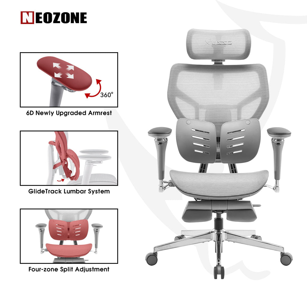 MUSSO X700 GlideTrack Ergonomic Office Chair