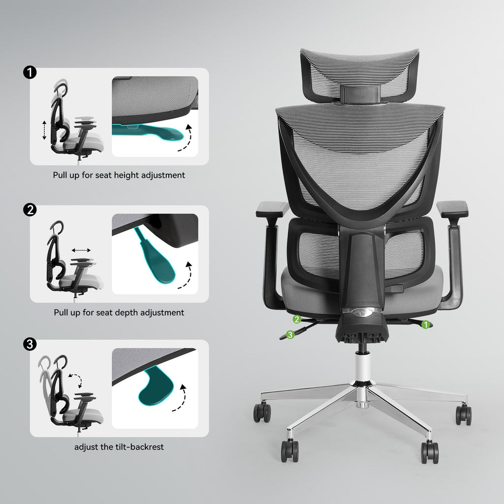 MUSSO V900 Structure Master Ergonomic Office Chair