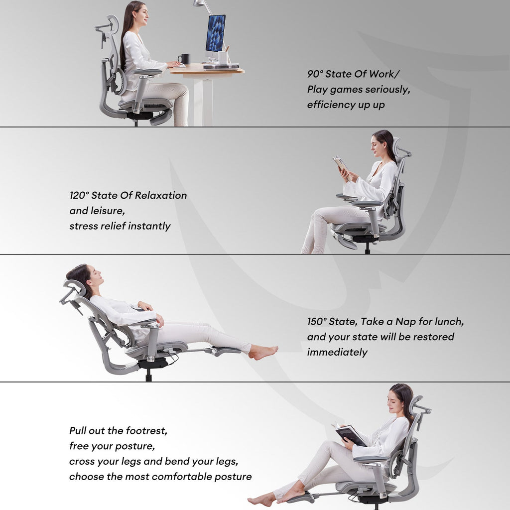 MUSSO X700 GlideTrack Ergonomic Office Chair
