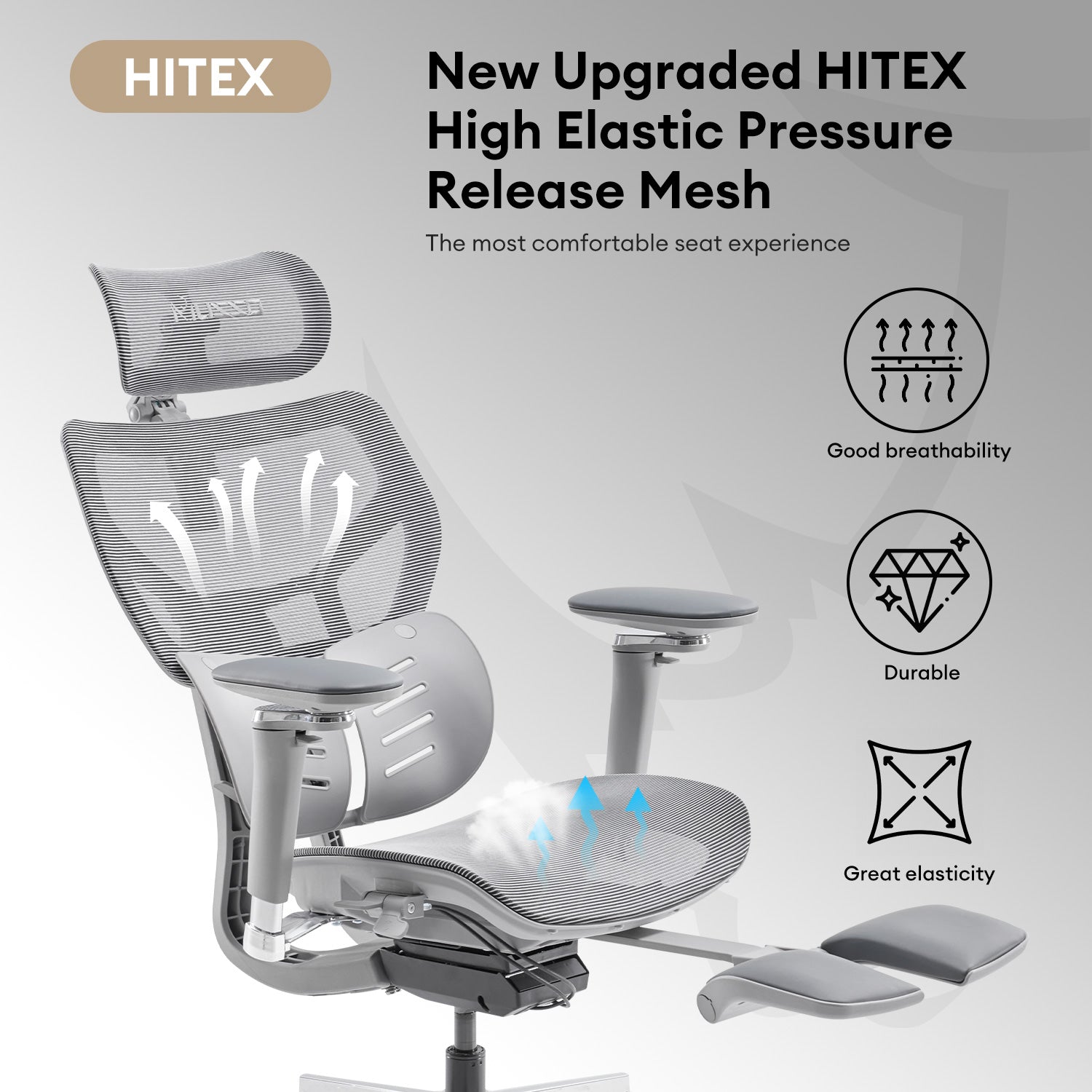 MUSSO X700 GlideTrack Ergonomic Office Chair