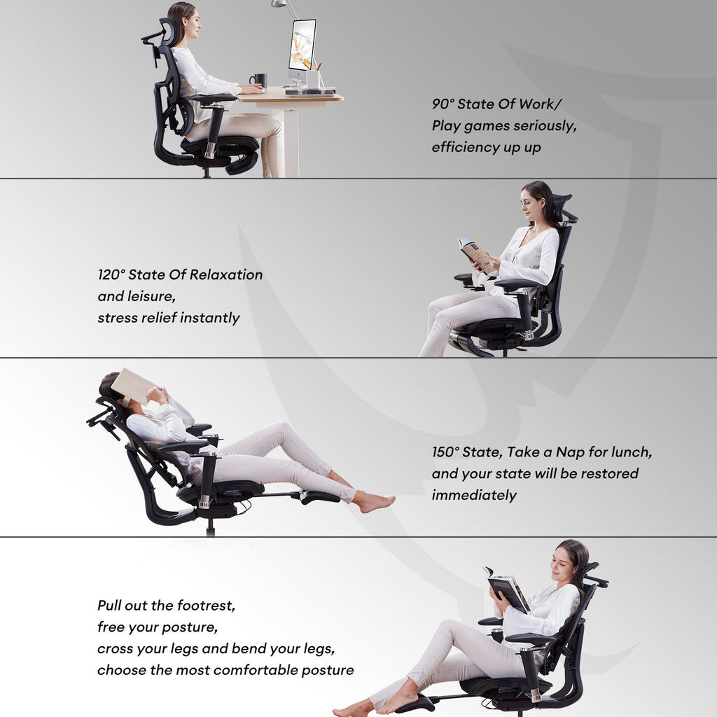 MUSSO X700 GlideTrack Ergonomic Office Chair