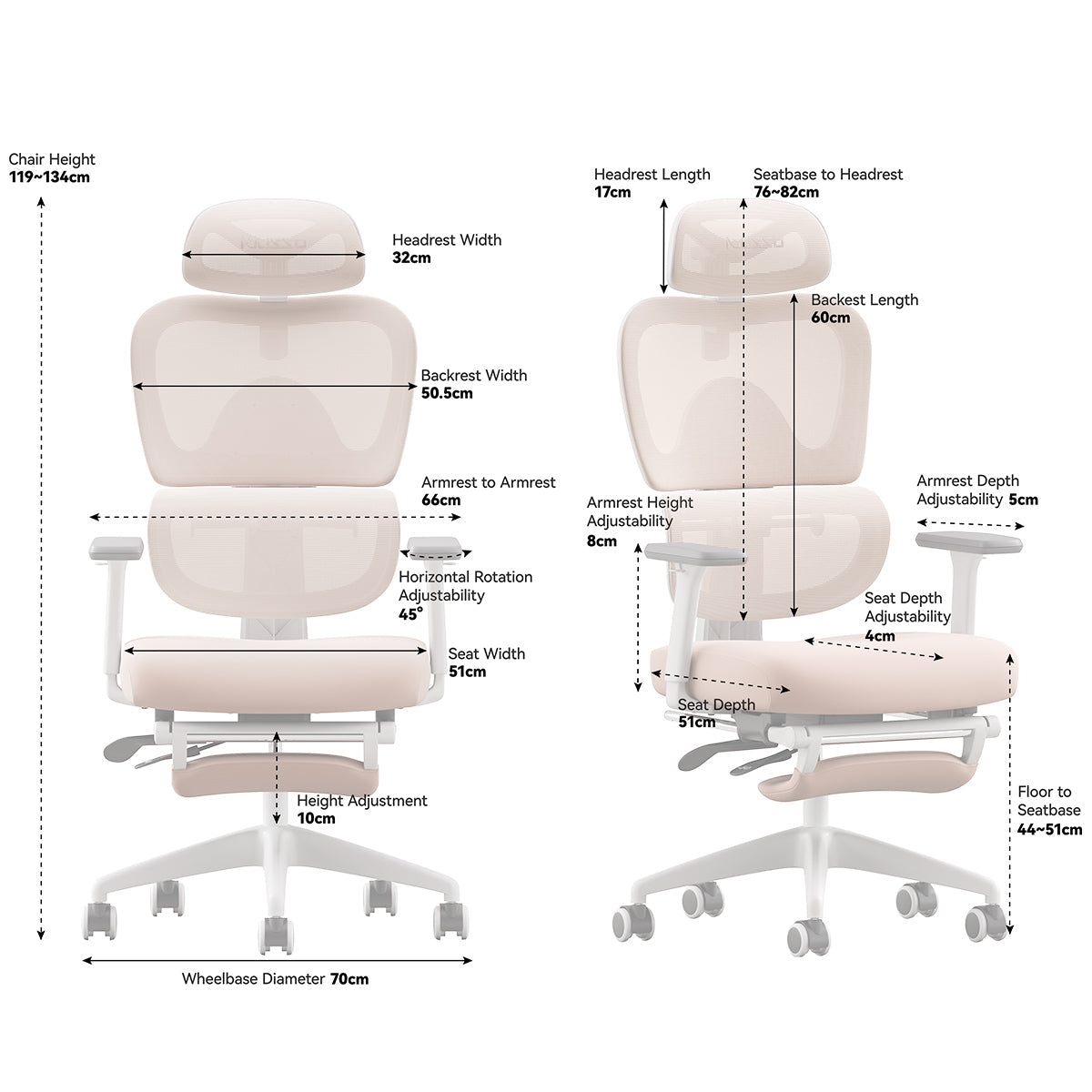 MUSSO E600 SE Relaxure Ergonomic Office Chair